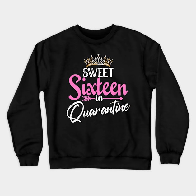 Sweet 16 In 16Th Crewneck Sweatshirt by Weirdcore